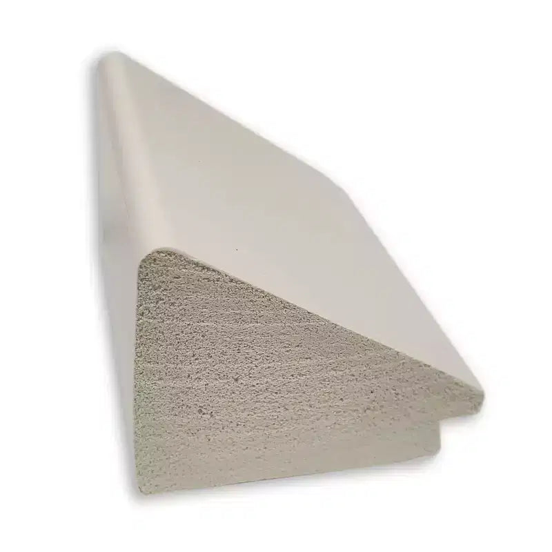 Specchio a figura intera da parete/terra con cornice a cuneo bianca, 71 x 163 cm, 1 persona
