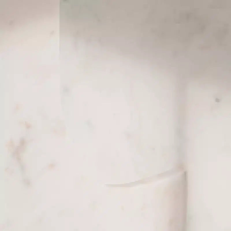 Tavolino d'appoggio/Comodino rettangolare in marmo, Verde/Marrone/Bianco