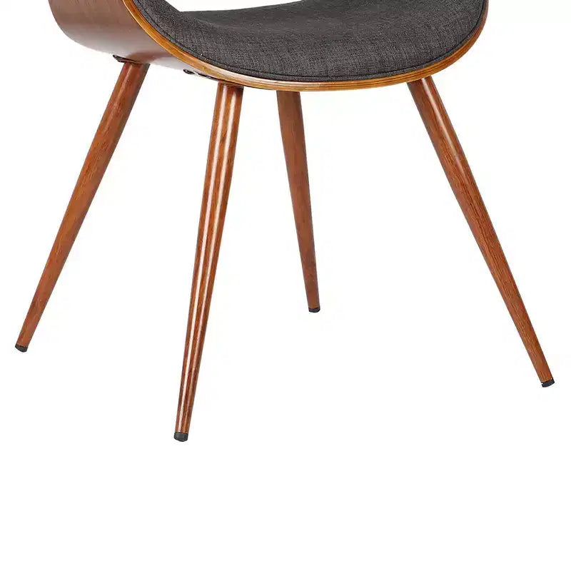 Sedia da pranzo di metà secolo, Noce/Blu e Noce/Carbone, 1 posto a sedere