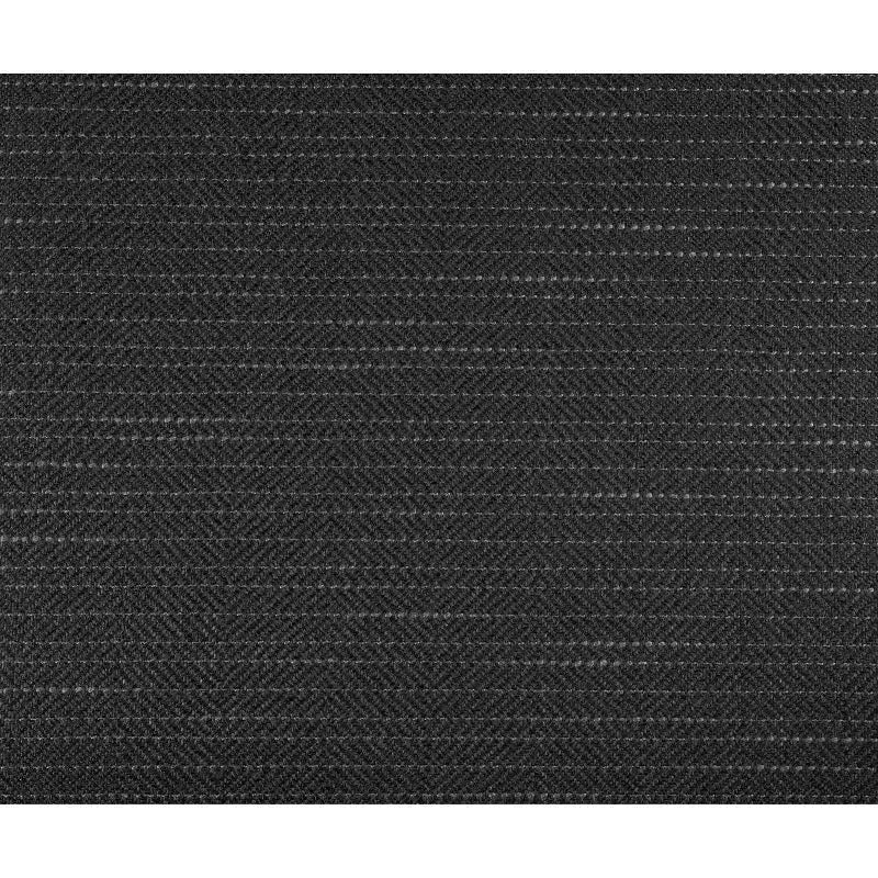 Sedia pieghevole imbottita in tessuto nero/blu/marrone, set da 4