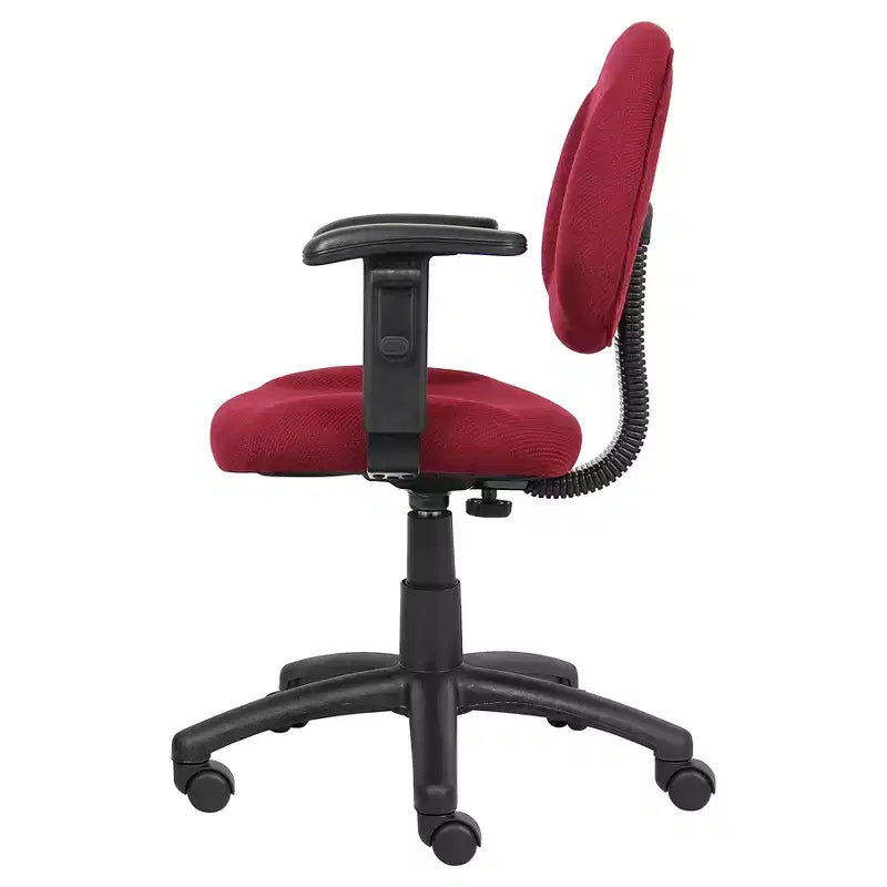 Sedia da ufficio posturale con braccioli regolabili (Nero/Blu/Bordeaux/Grigio) – Seduta singola
