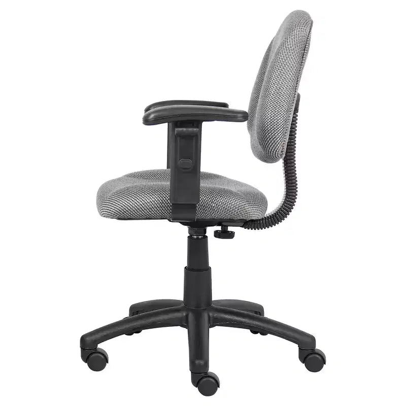 Sedia da ufficio posturale con braccioli regolabili (Nero/Blu/Bordeaux/Grigio) – Seduta singola