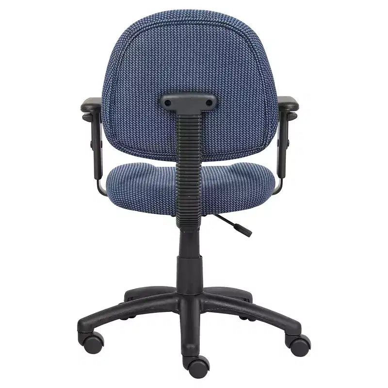 Sedia da ufficio posturale con braccioli regolabili (Nero/Blu/Bordeaux/Grigio) – Seduta singola